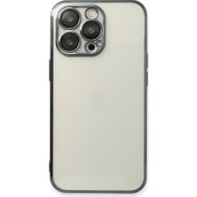 Genel Tedarik iPhone 14 Pro Kılıf Lensli Silikon - SIYAH-(5796) - EMTHBA9939-7195