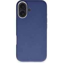 Khayra iPhone 16 Wonder Deri Magsafe Kapak - LACIVERT-(5796) - ESZAOC6053-6993