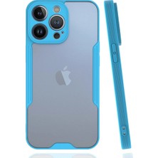 Genel Tedarik iPhone 14 Pro Kılıf Platin Silikon - MAVI-(5796) - EMTHBA5691-6434