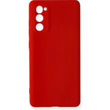 Samsung Galaxy S20 Fe Kılıf Nano Içi Kadife Silikon - KIRMIZI-(5796) - EMTHBA9585-5414