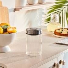 Karaca Ripple Inox Cam Saklama Kabı 750 ml