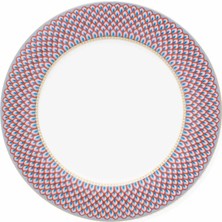 Pip Flower Festival Mavi Yemek Tabağı 26.5 cm