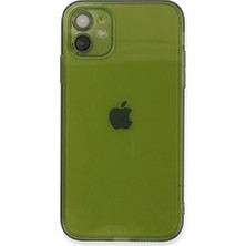 Genel Tedarik iPhone 12 Kılıf Fly Lens Silikon - YEŞIL-(5796) - EMTHBA6848-3826