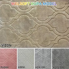 Kupa Model Welsoft Yumuşak Kış Aylarının Vazgeçilmez Yatak Koruyucu Örtüsü - Krem - 190X200