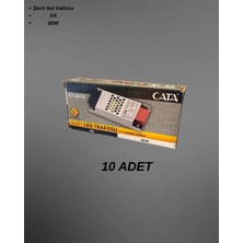 Cata CT-2674 Şerit LED Trafosu 5A 60W - 10’lu Paket