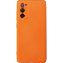 Egecen Samsung Galaxy S20 Fe Kılıf Nano Içi Kadife Silikon - TURUNCU-(5796) - VOANFD7085-7987