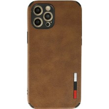 Genel Tedarik iPhone 12 Pro Max Kılıf Loop Deri Silikon - KAHVERENGI-(5796) - EMTHBA3405-9011