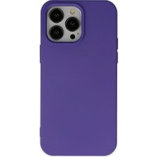 iPhone 14 Pro Max Kılıf Nano Içi Kadife Silikon - MOR-(5796) - EMTHBA9871-4436