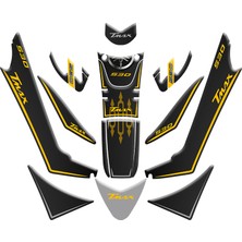 Yamaha Tmax 530 2017 - 2021 Uyumlu Tank Pad Set 003