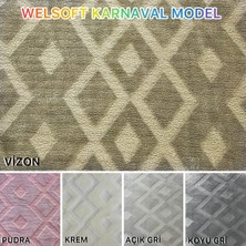 Karnaval Model Welsoft Yumuşak Kış Aylarının Vazgeçilmez Yatak Koruyucu Örtüsü - Koyu Gri - 180X200