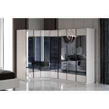 Doressa Modd 7 Kapılı Köşe Gardırop