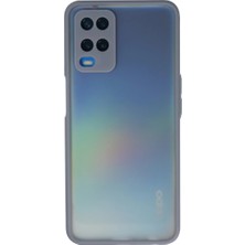 Magicool Oppo A54 4g Kılıf Montreal Silikon Kapak - Gri