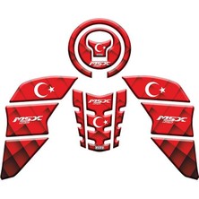 Honda Msx 2014 - 2022 Uyumlu Tank Pad Set 009
