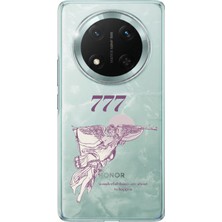 TechTree Honor X9C Uyumlu 777 Melek Tasarımlı Baskılı Silikon Kılıf