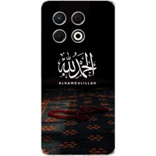 TechTree Tecno Spark 30 Pro Uyumlu Elhamdülillah Tesbih Baskılı Silikon Kılıf
