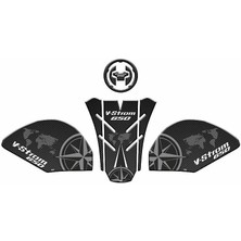 Suzukı V-Strom 650 2021 - 2024 Uyumlu Tank Pad Set 003