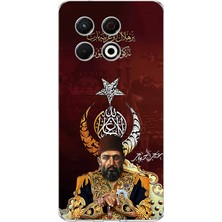 TechTree Tecno Spark 30 Pro Uyumlu Abdülhamid Han Baskılı Silikon Kılıf