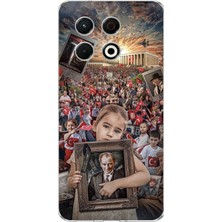TechTree Tecno Spark 30 Pro Uyumlu Atatürk Anıtkabir Baskılı Silikon Kılıf