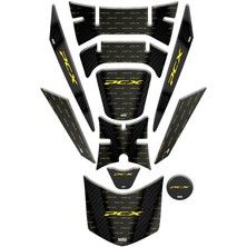 Honda Pcx 2018 - 2020 Uyumlu Tank Pad Set 013