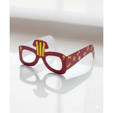 Galatasaray Temalı Kağıt Gözlük 6 Adet Parti Gözlüğü