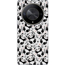 TechTree Honor X9B Uyumlu Minik Pandalar Baskılı Silikon Kılıf