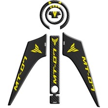 Yamaha MT07 2014 - 2017 Uyumlu Tank Pad Set 003