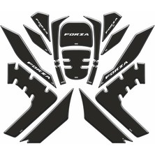 Honda Forza 2018 - 2020 Uyumlu Tank Pad Set 006