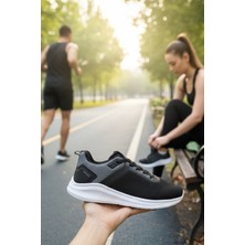 Enoch Erkek Spor Ayakkabı Çift Dokulu Sneaker Modern Tasarım Yürüyüş ve Koşu Modeli