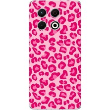 TechTree Tecno Spark 30 Pro Uyumlu Pembe Leopar Tasarımlı Baskılı Silikon Kılıf