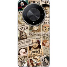 TechTree Honor X9B Uyumlu One Piece Gazete Tasarımlı Baskılı Silikon Kılıf