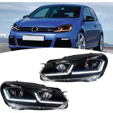 Vw Golf 6 2010.2011.2012 Mk6 Krom 7.5 Dizayn J Ledli Ön Far