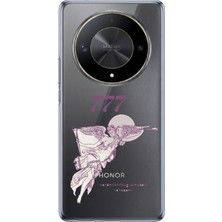 TechTree Honor X9B Uyumlu 777 Melek Tasarımlı Baskılı Silikon Kılıf