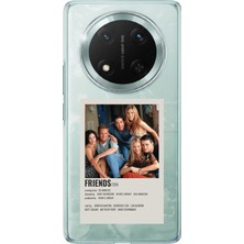 TechTree Honor X9C Uyumlu Friends Mini Poster Tasarımlı Baskılı Silikon Kılıf