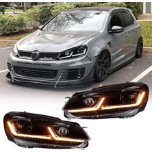 Vw Golf 6 2009-2010 Mk6 Krom 7.5 Dizayn J Ledli Ön Far