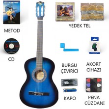Manuel Raymond Manuel Raymod MRC275BLS Klasik Gitar - Gece Mavisi - 4/4 Yetişkin Boy - Full Set