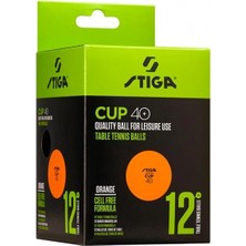 Supertrend Stiga Table Tennis Ball Cup Pinpon Topu Turuncu 12LI 1110-2503-12
