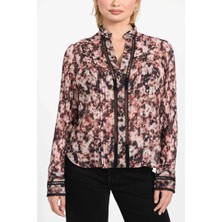 Guess Yeni Josette Uzun Kollu Kadın Kırmızı Gömlek W5RH16WDW82-PM6M