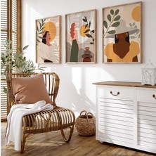 Pam Studio Soyut Kadın Figürleri Poster Seti – Modern Minimalist 3’lü Tablo Duvar Dekoru