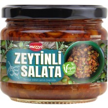 Mezzet Nar Ekişili Zeytinli Salata 300 G - %30 Yeşil Zeytinli ve Koruyucusuz Vegan Meze