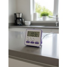 Gaman Dijital Masa Saati & Kronometre - Alarm, Geri Sayım ve Zamanlayıcı Özellikli