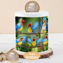 Asilmeydan Heyecanlı Renkli Papağan Para Birikim Kumbarası-1308-25305