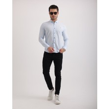 Citra Premium Dokulu Flam Keten Smart Casual Erkek Gömlek