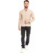 Citra Likralı Örme Jakarlı Slim Fit Erkek Gömlek