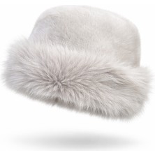 Külah Kürk Dokulu Kadın Kış Şapkası | Yumuşak & Sıcak | Lüks Görünümlü Soğuk Hava Şapkası