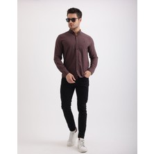 Citra Premium Dokulu Flam Keten Smart Casual Erkek Gömlek