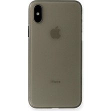 iPhone Xs Max Kılıf Pp Ultra Ince Kapak - GRI-(5796) - EMTHBA2969-8734