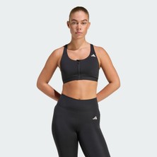 Adidas Performance KB4386 Optime Essentials Workout Ön Fermuarlı Orta Destekli Sporcu Sütyeni