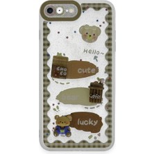 Genel Tedarik iPhone 7 Kılıf Sweet Desenli Silikon Kapak - ŞEFFAF-(5796) - EMTHBA5835-9344