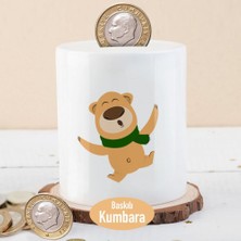 Asilmeydan Gülümseyen Neşeli Ayıcık Baskılı Para Birikim Kumbarası-74855