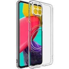 Genel Tedarik Ally Sm Galaxy M53 Kılıf Kamera Korumalı Ultra Ince Şeffaf Silikon KILIF-(577 - EMTHBA7174-5